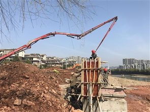 屯溪八一大橋建設施工忙 一座城市新動脈的誕生